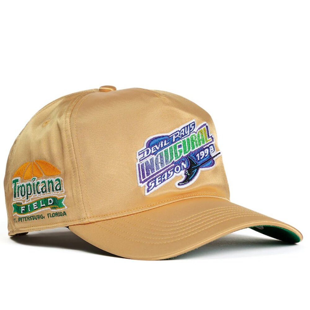 47 X FRSH Tampa Bay Rays "Satin City" Hitch Snapback - Light Gold